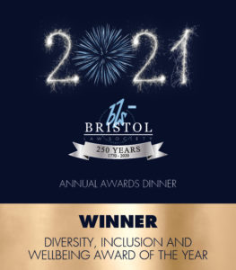 Bristol Law Society 2021 award winner's logo